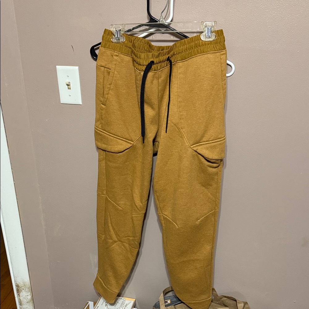 Men's Casual Tan Jogger Pants